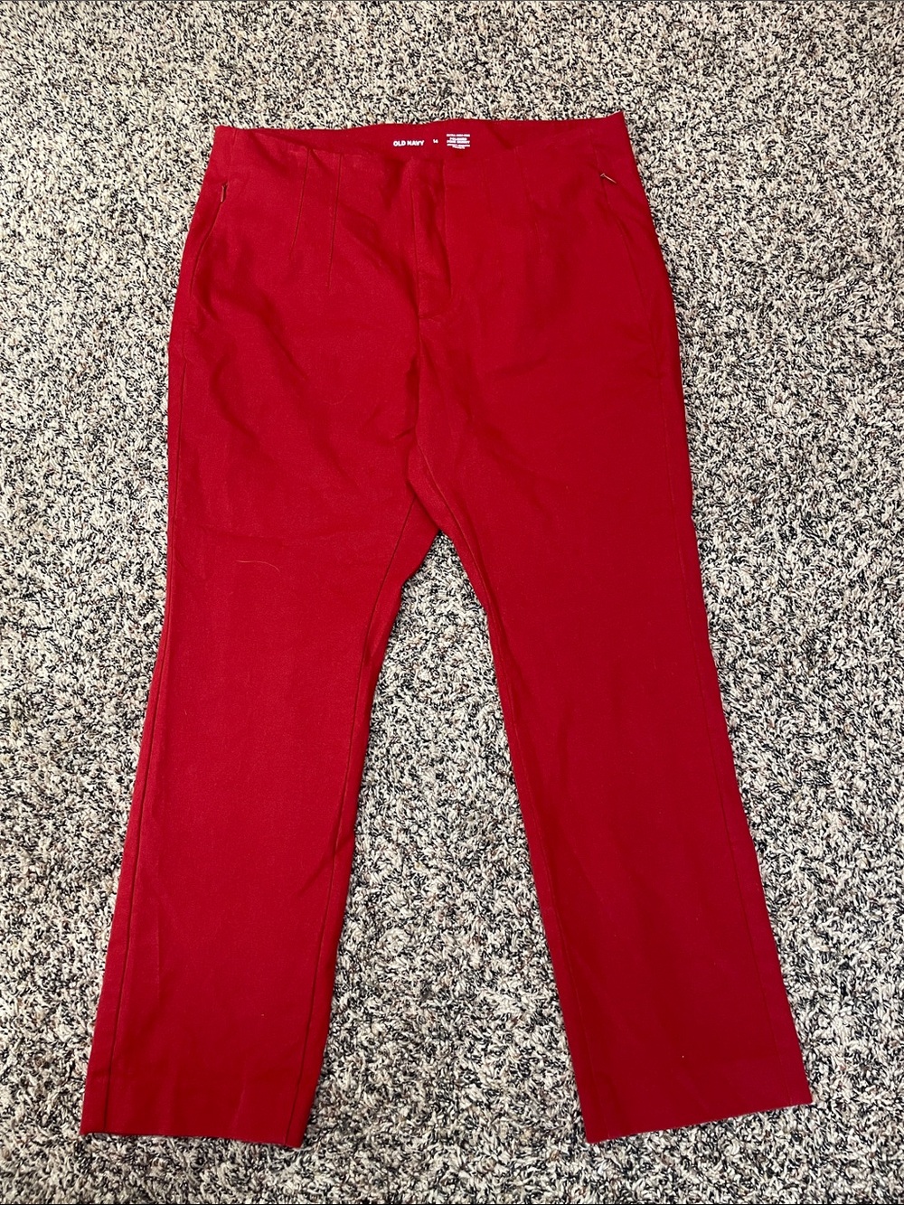 Old Navy Extra High Rise Polished Pixie Skinny Tailored Pants 14 EUC